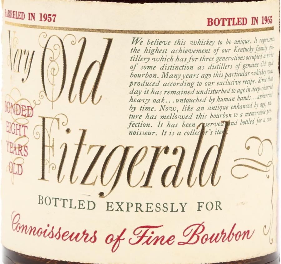 Very Old Fitzgerald 1957 - Ratings and reviews - Whiskybase