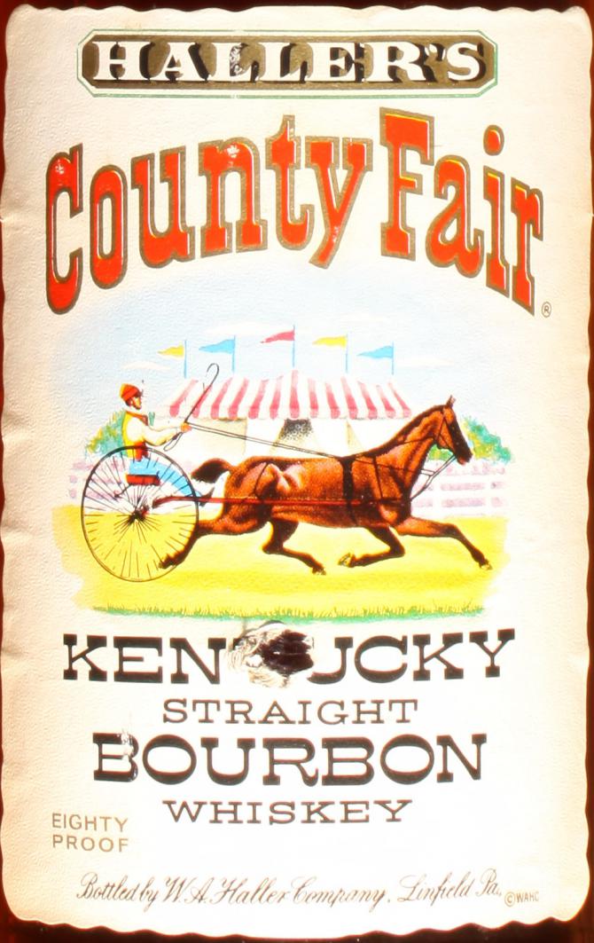Haller's County Fair Kentucky Straight Bourbon Vintage 760mL