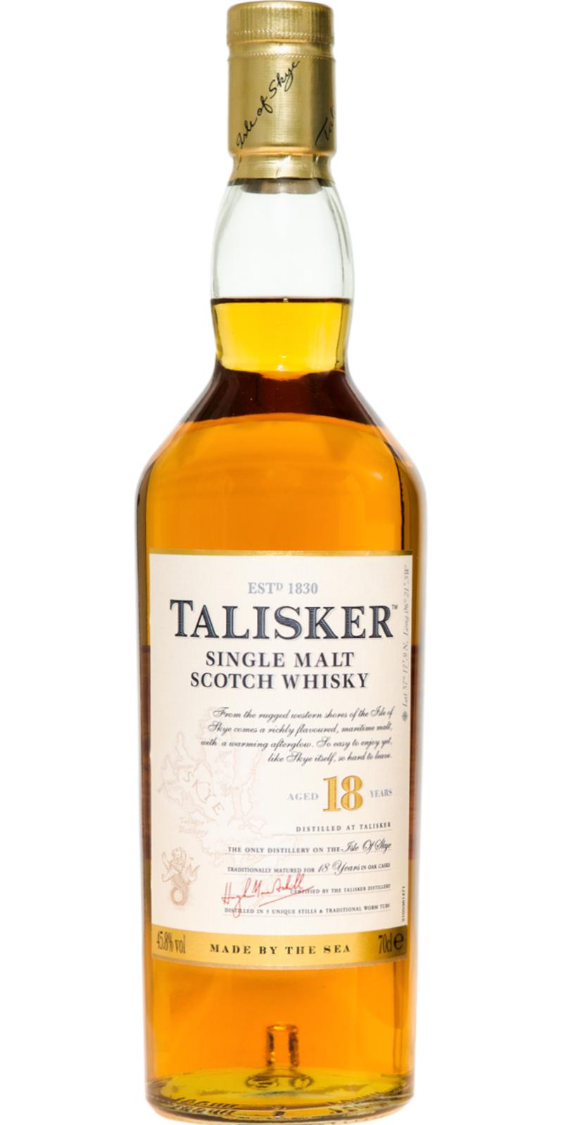 Talisker 18yo Bourbon and Sherry Casks 45.8% 700ml