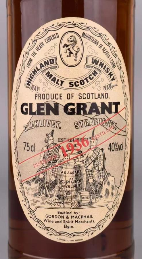 Glen Grant 1936 GM - Ratings and reviews - Whiskybase