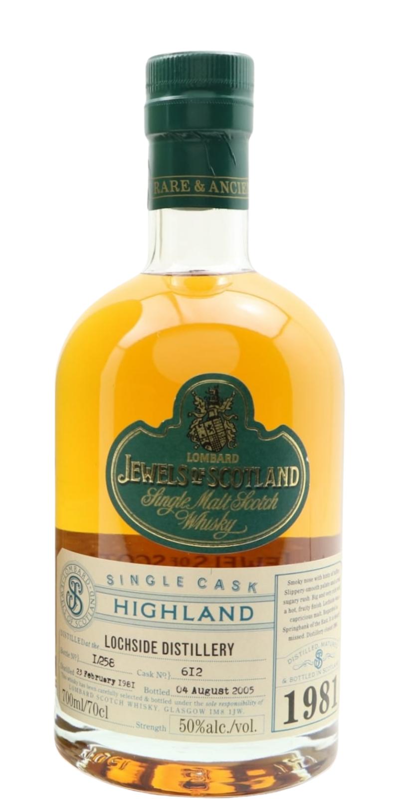 Lochside 1981 Lb - Ratings and reviews - Whiskybase