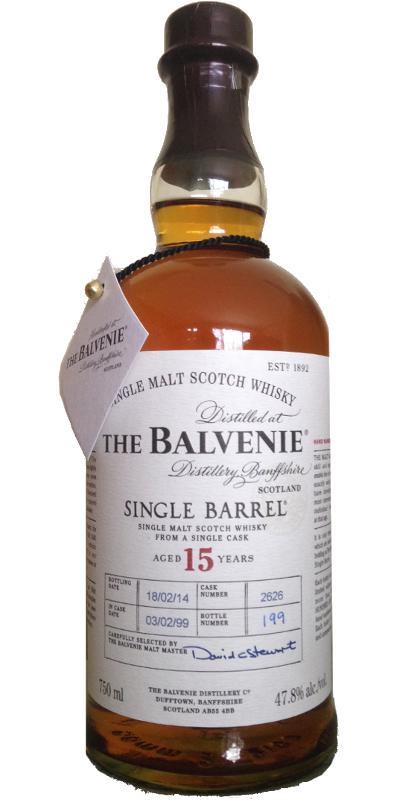 Balvenie 15yo Single Barrel #2626 47.8% 750ml