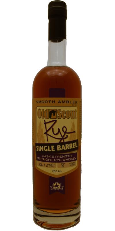 Smooth Ambler 8yo Old Scout Rye Single Barrel New American Oak Barrel 1363 56.1% 750ml