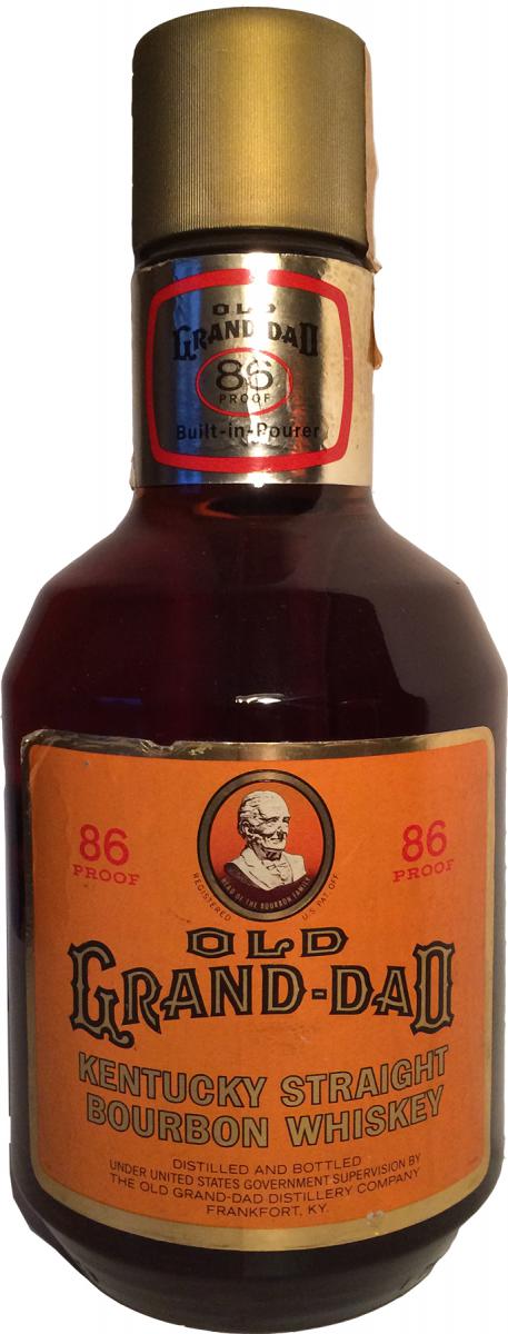 Old Grand-Dad Kentucky Straight Bourbon Whisky New American Oak Barrel 43% 1750ml