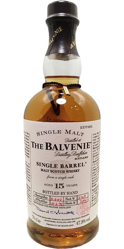 Balvenie 15yo Single Barrel 2749 47.8% 700ml