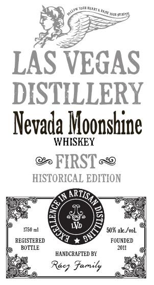 Las Vegas Distillery Nevada Moonshine Whisky 1st Historical Edition 50% 1750ml