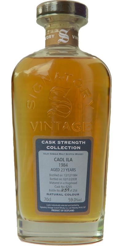 Caol Ila 1984 SV Cask Strength Collection #6255 59% 700ml