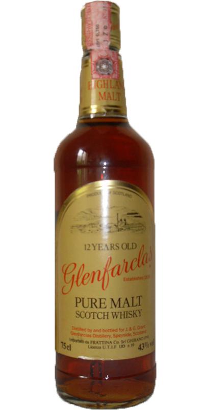 Glenfarclas 12yo Pure Malt Frattina Import 43% 750ml