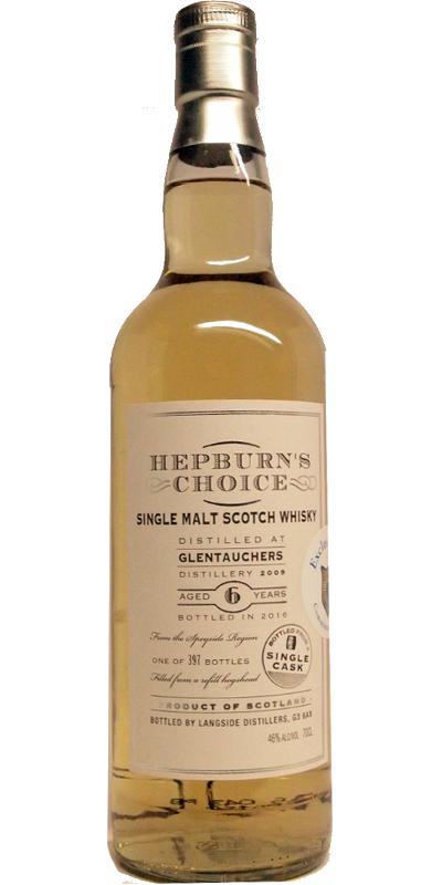 Glentauchers 2009 LsD Hepburn's Choice Refill Hogshead 46% 700ml