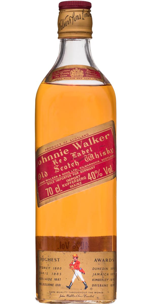 Johnnie Walker Red Label Highest Awards Import Kupferberg Mainz 40% 700ml