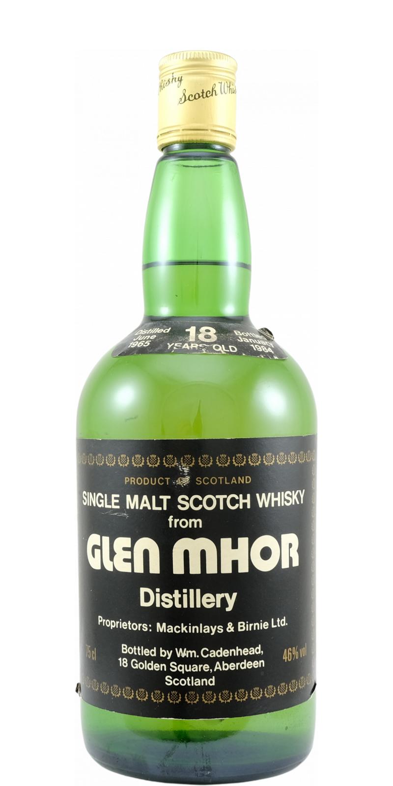 Glen Mhor 1965 CA Dumpy Bottle 46% 750ml