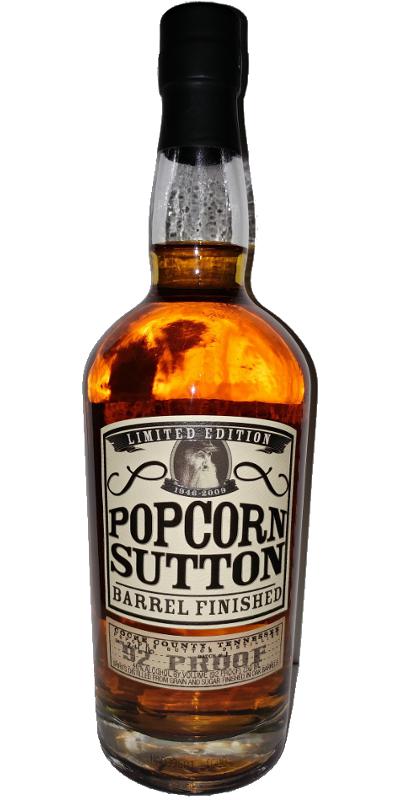 Popcorn Sutton 3yo Barrel Finished Limited Edition Charred New American Oak Barrels 46% 750ml