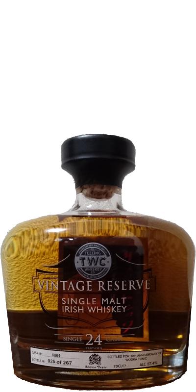 Teeling 1991 Vintage Reserve #6884 30th Anniversary of Wodka Tonic 57.4% 700ml