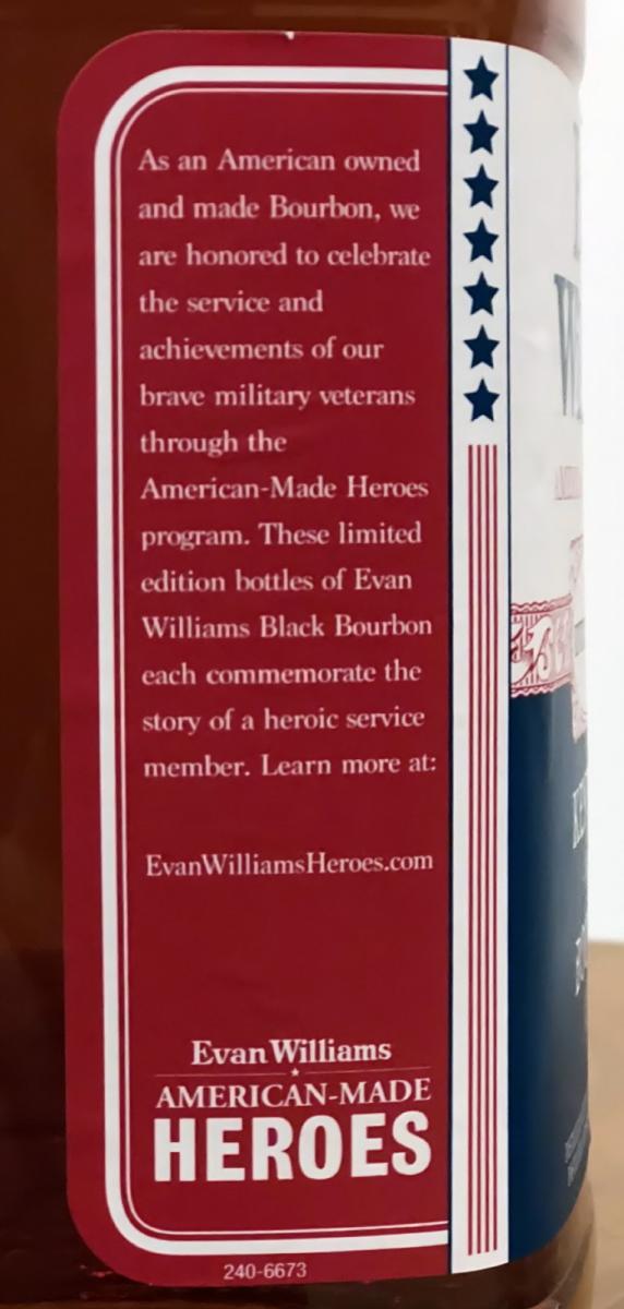 Evan Williams American Hero Edition Ratings and reviews Whiskybase