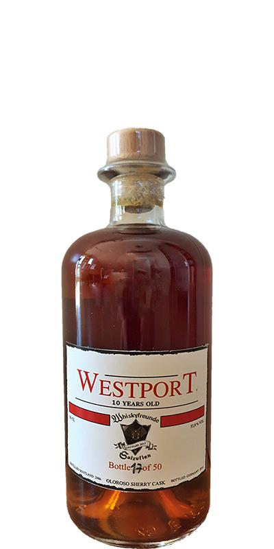Westport 2006 UD Oloroso Sherry Cask Whiskyfreunde Salzuflen 53.8% 500ml