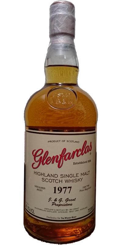 Glenfarclas 1977 Plain Hogshead #8203 The Whisky Hoop Exclusive 47.1% 700ml