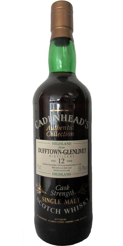 Dufftown 1979 CA Authentic Collection 59.7% 700ml