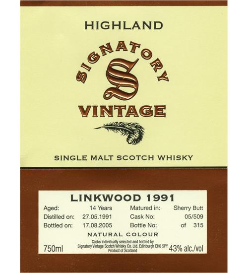 Linkwood 1991 SV