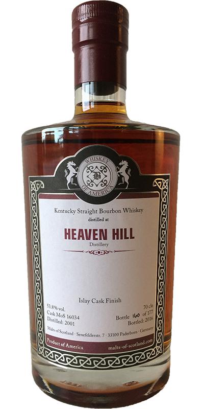 Heaven Hill 2001 MoS