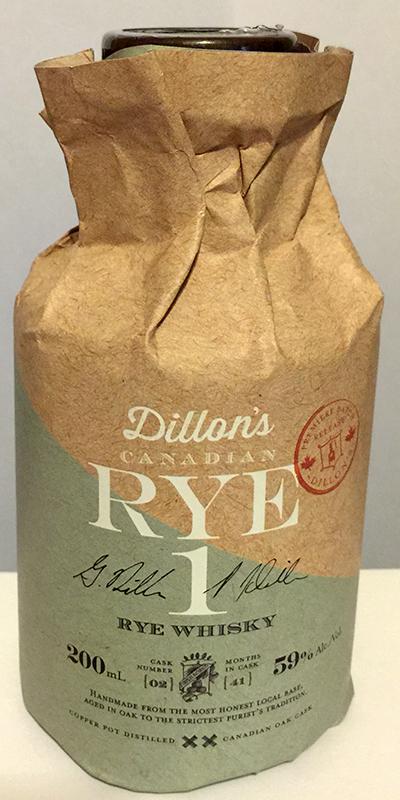 Dillon's Canadian Rye 1