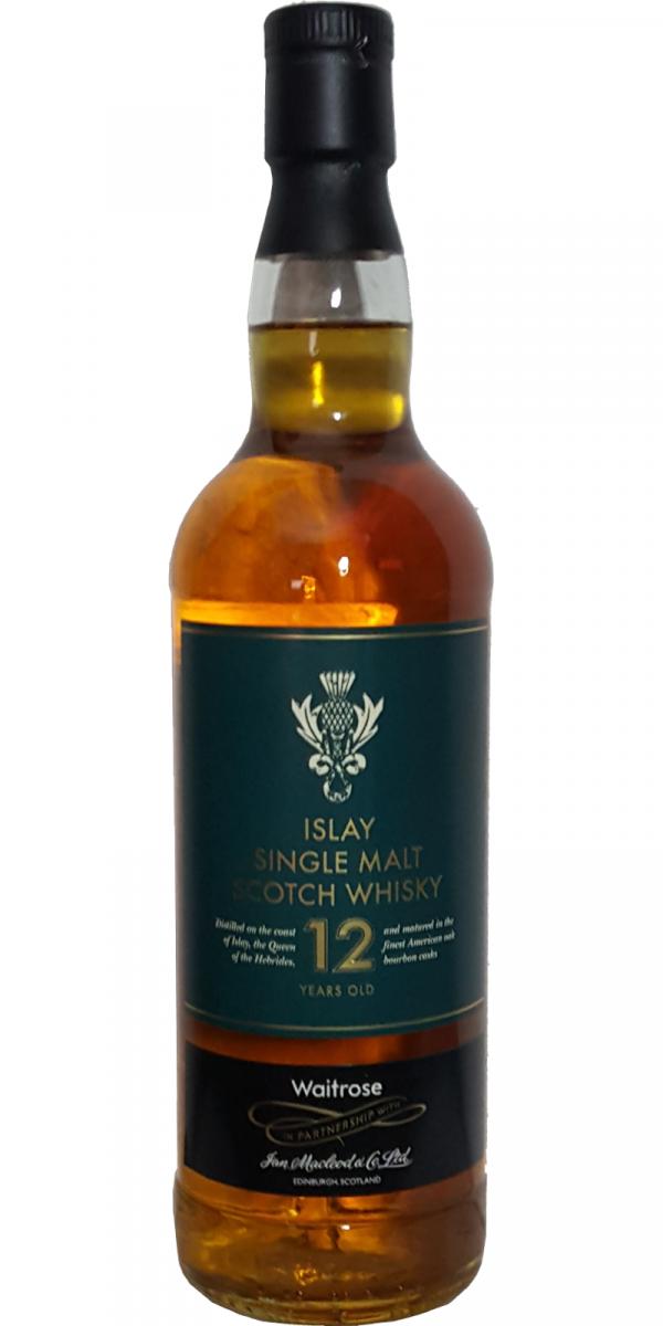 Waitrose 12yo IM Islay Single Malt Scotch Whisky Bourbon Casks 40% 700ml