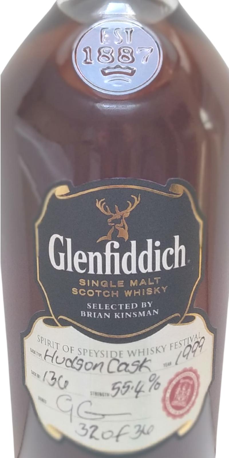 Glenfiddich 1999 - Hudson Cask No.136