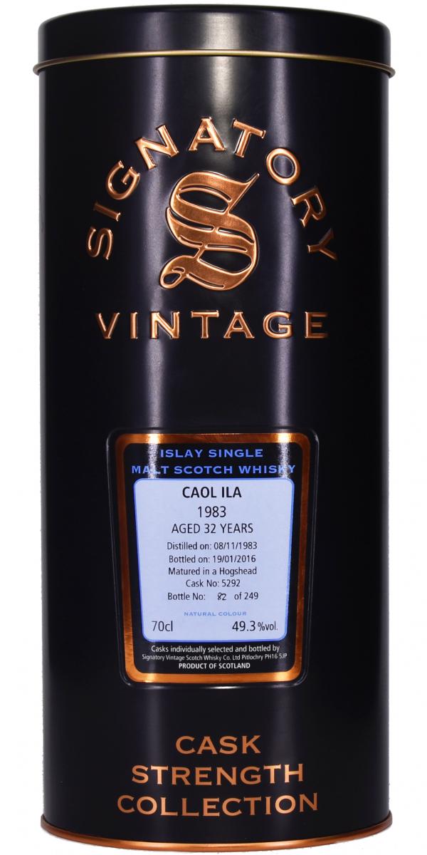 Caol Ila 1983 SV - Ratings and reviews - Whiskybase