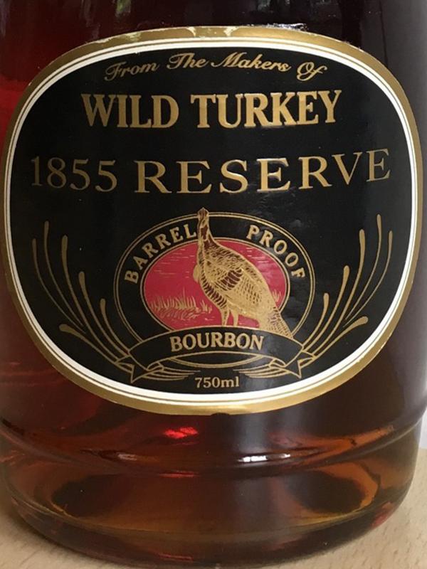 Wild Turkey 1855 Reserve - Ratings and reviews - Whiskybase