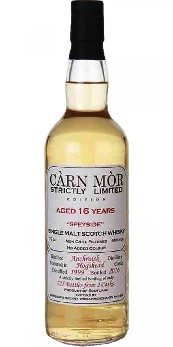 Auchroisk 1999 MMcK Carn Mor Strictly Limited Edition 2 Hogsheads 46% 700ml