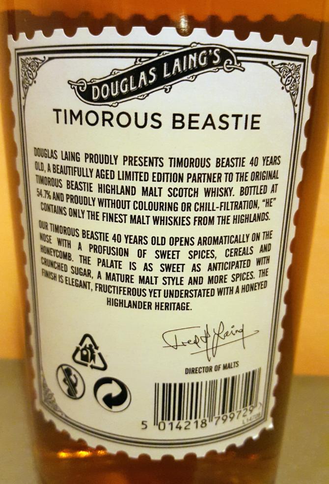 Timorous Beastie 40-year-old DL