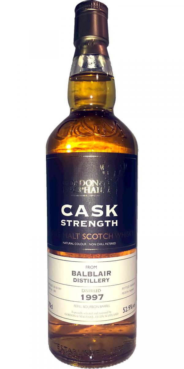 Balblair 1997 GM Cask Strength Refill Bourbon Barrel #1881 The Whisky Exchange Exclusive 52.9% 700ml