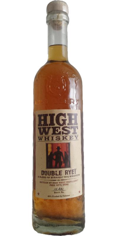 High West Double Rye Batch 16A21 46% 750ml