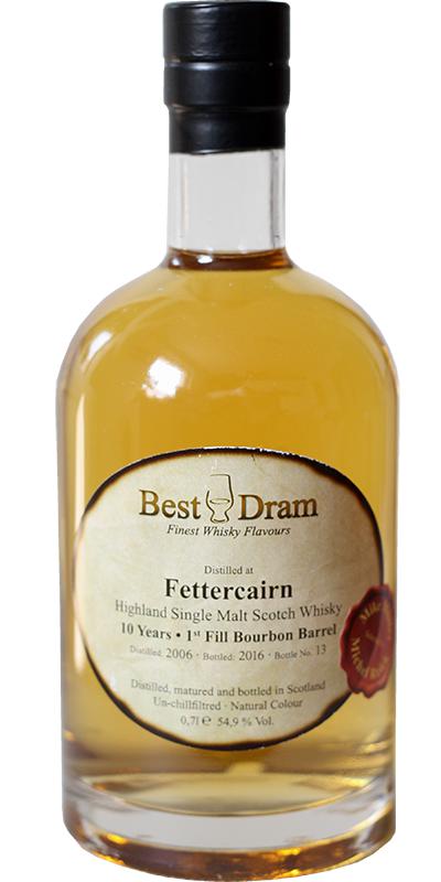Fettercairn 2006 BD 1st Fill Bourbon Barrel 54.9% 700ml