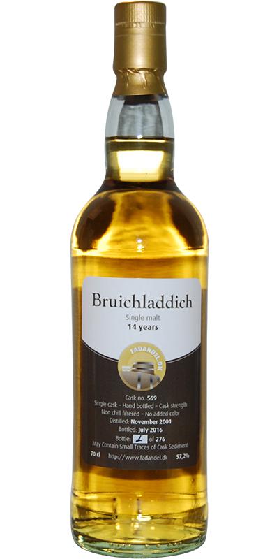 Bruichladdich 2001 F.dk #569 57.2% 700ml