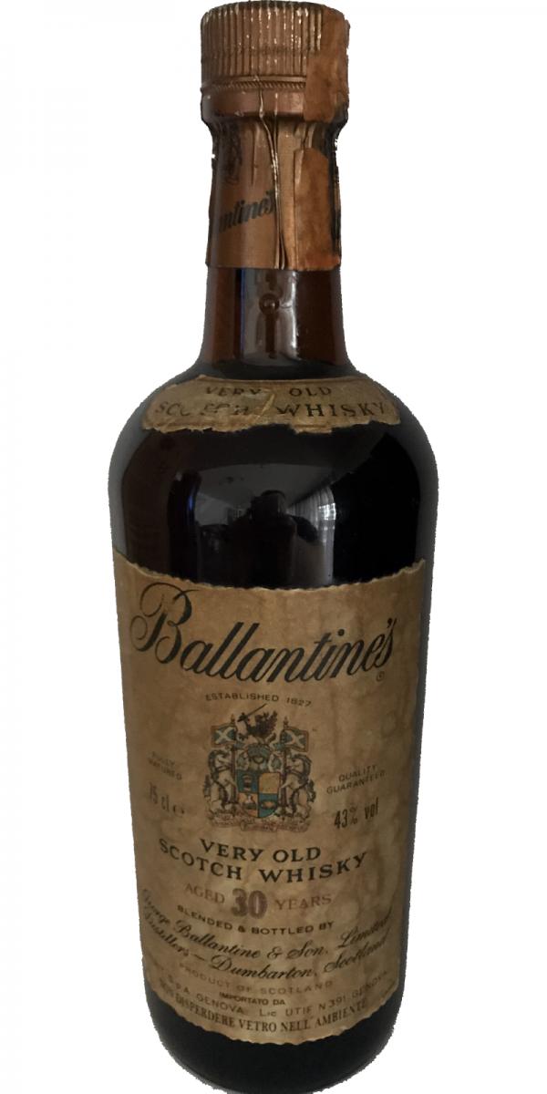 Ballantine's 30yo Spirit S.p.A. Genova 43% 750ml
