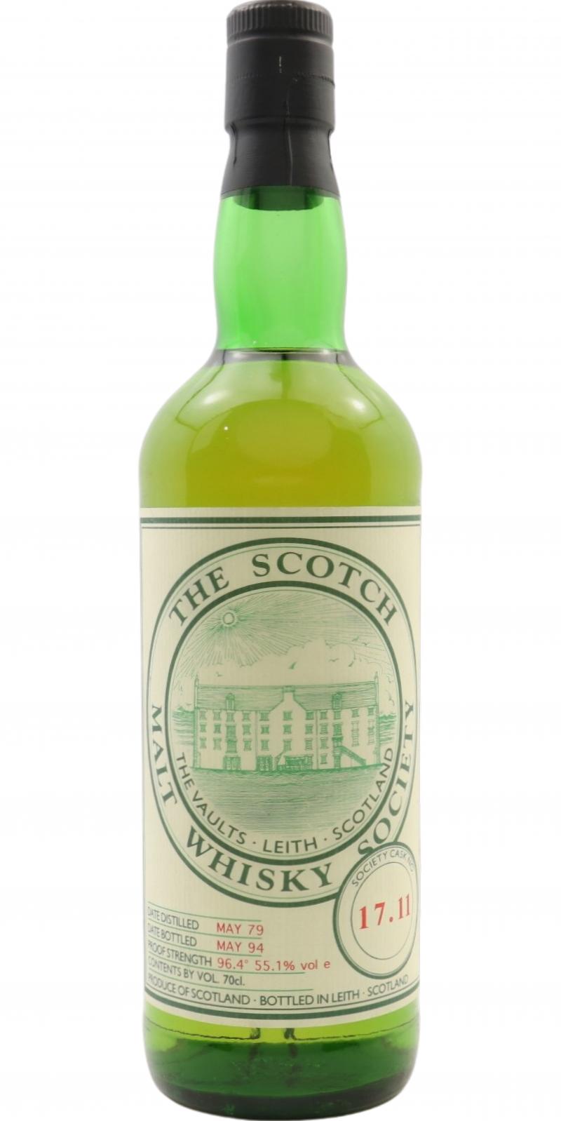 Scapa 1979 SMWS 17.11 Fit for A ship's galley Refill Sherry Cask 17.11 55.1% 700ml