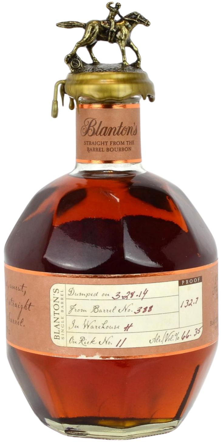 Blanton's Straight from the Barrel #4 Charred American White Oak Barrel 388 66.35% 700ml