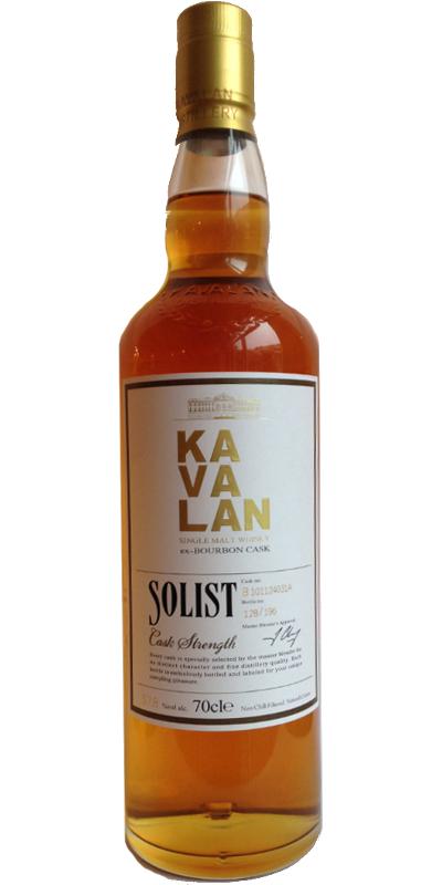 Kavalan Solist ex-Bourbon Cask B101124031A 57.8% 700ml