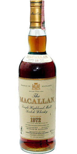 Macallan 1972 Ratings And Reviews Whiskybase
