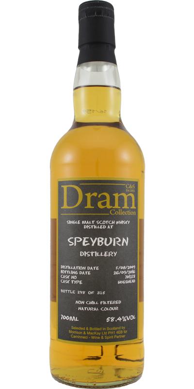 Speyburn 2009 C&S Dram Collection Bourbon Hogshead #701273 58.4% 700ml