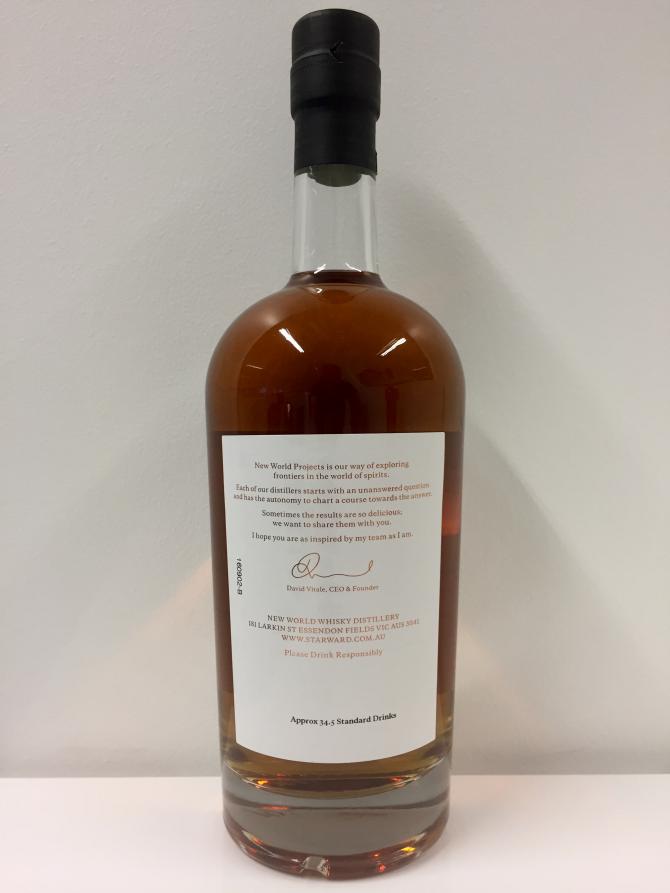 New World Projects First Distillery Last Release
