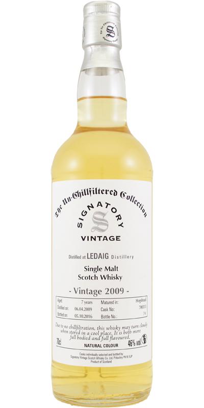 Ledaig 2009 SV The Un-Chillfiltered Collection #700313 46% 700ml