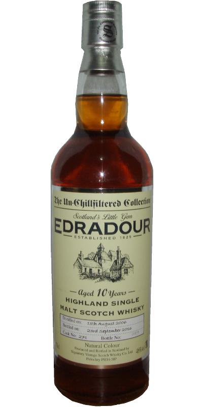 Edradour 2006 SV The Un-Chillfiltered Collection #271 46% 700ml