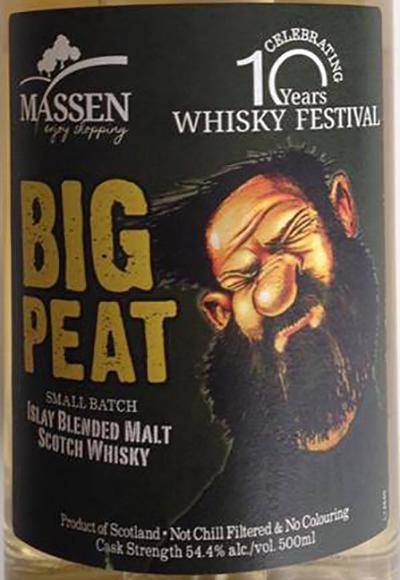 Big Peat 10 Years Whisky Festival Massen DL