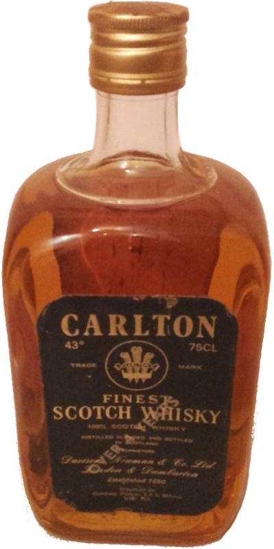 Carlton 4yo Finest Scotch Whisky Gianluigi Vismara Milano 43% 750ml