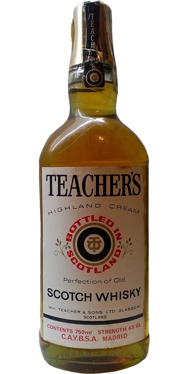 Teacher's Highland Cream 43% 750ml