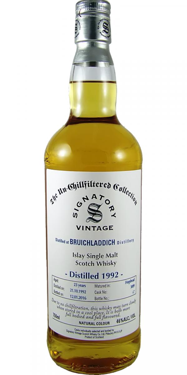 Bruichladdich 1992 SV The Un-Chillfiltered Collection #3089 46% 750ml