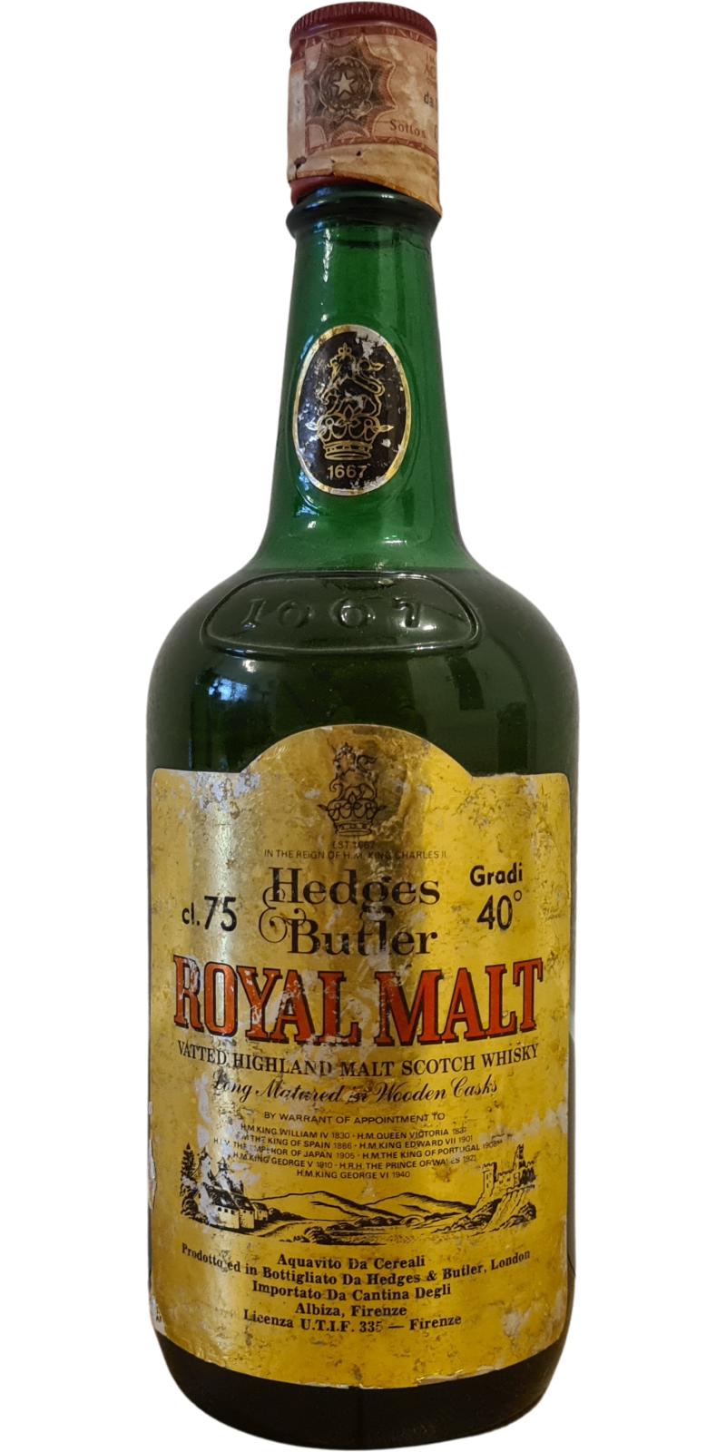 Hedges & Butler Royal Malt - Ratings and reviews - Whiskybase