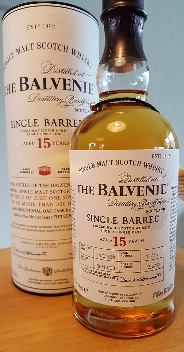 Balvenie 15yo Single Barrel Traditional Oak Cask 11736 47.8% 700ml