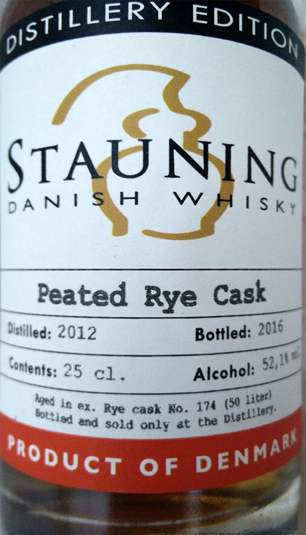 Stauning 2012 #174 Distillery Edition 52.1% 250ml